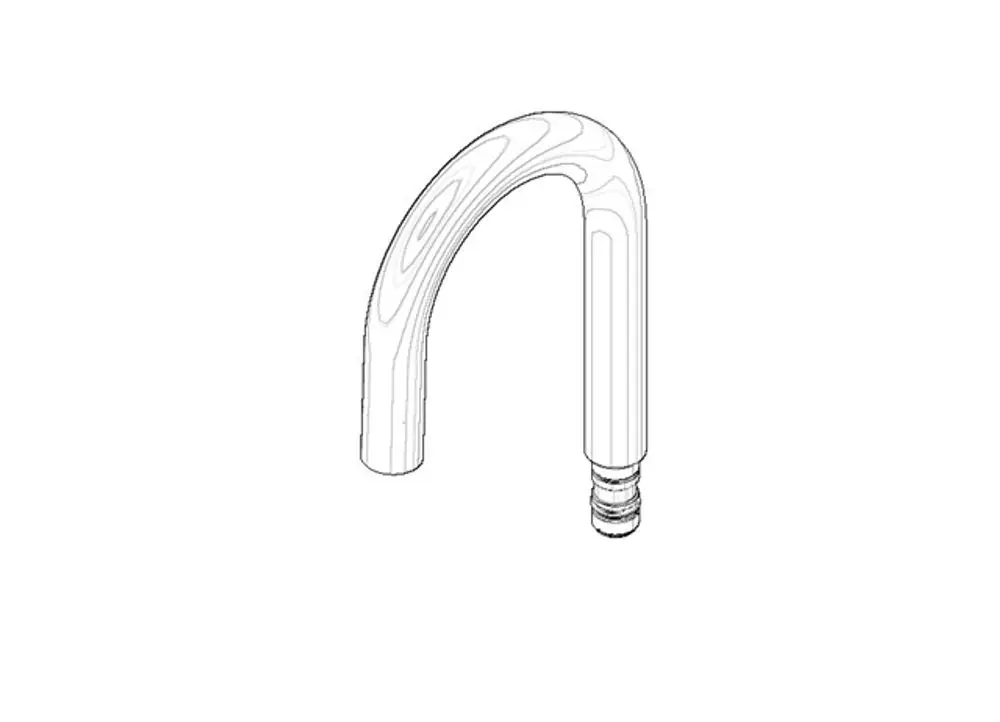 DORNBRACHT Auslauf ERSATZTEILE 90282221501 100 mm, 7 l/min. chr gebürstet, 90282221501-93 Galeriebild 1